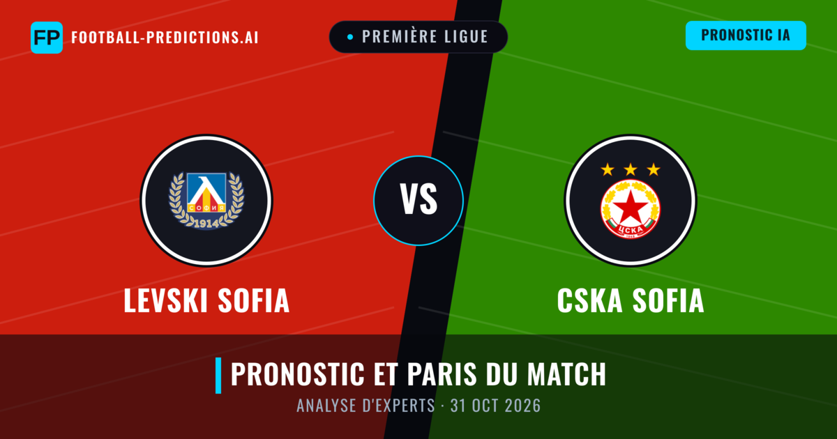 Levski Sofia vs CSKA Sofia — pronostic et avant-match