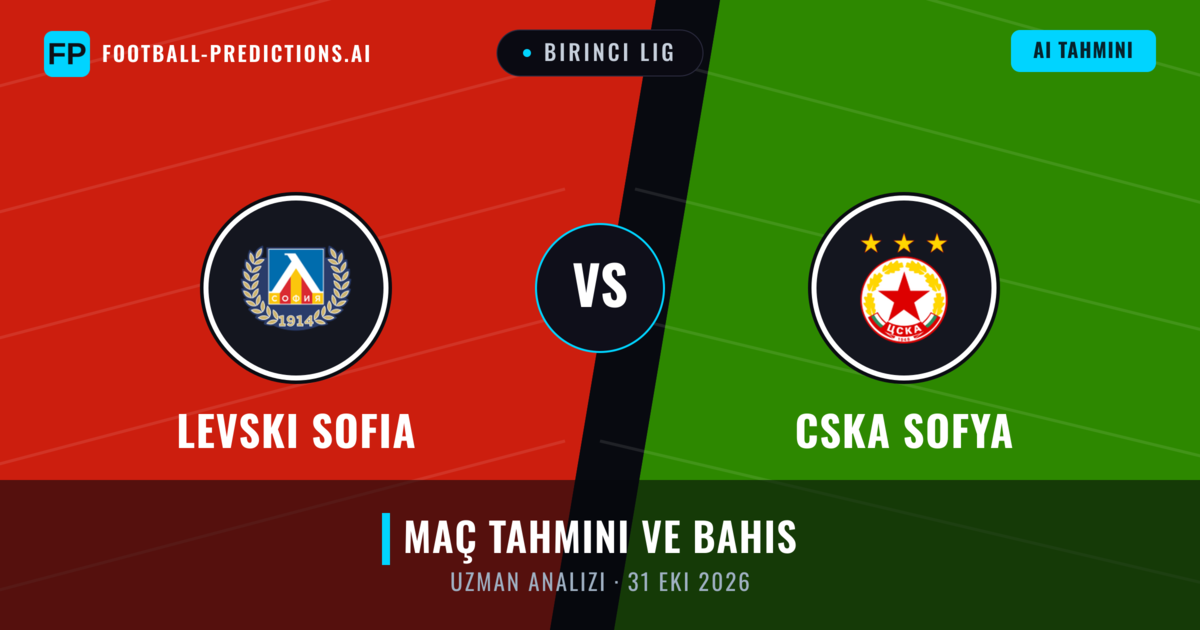 Levski Sofia - CSKA Sofya — maç tahmini ve önizleme