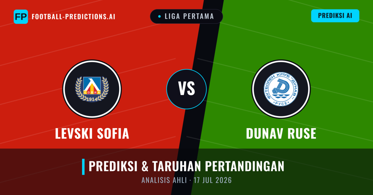 Levski Sofia vs Dunav Ruse — prediksi dan pratinjau pertandingan
