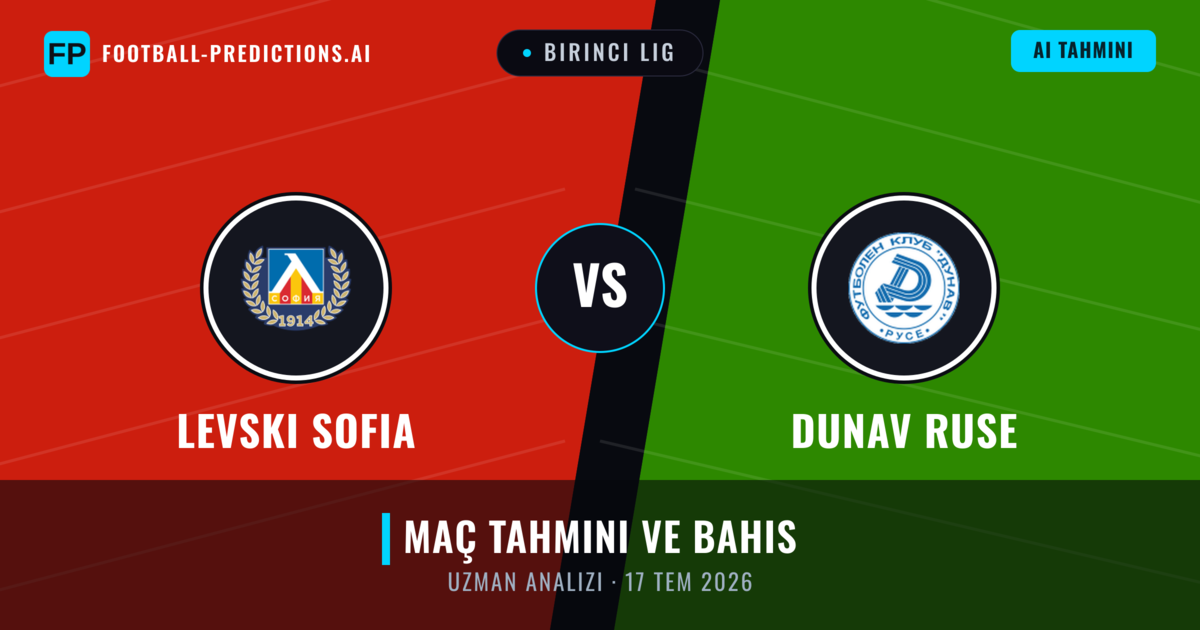 Levski Sofia - Dunav Ruse — maç tahmini ve önizleme