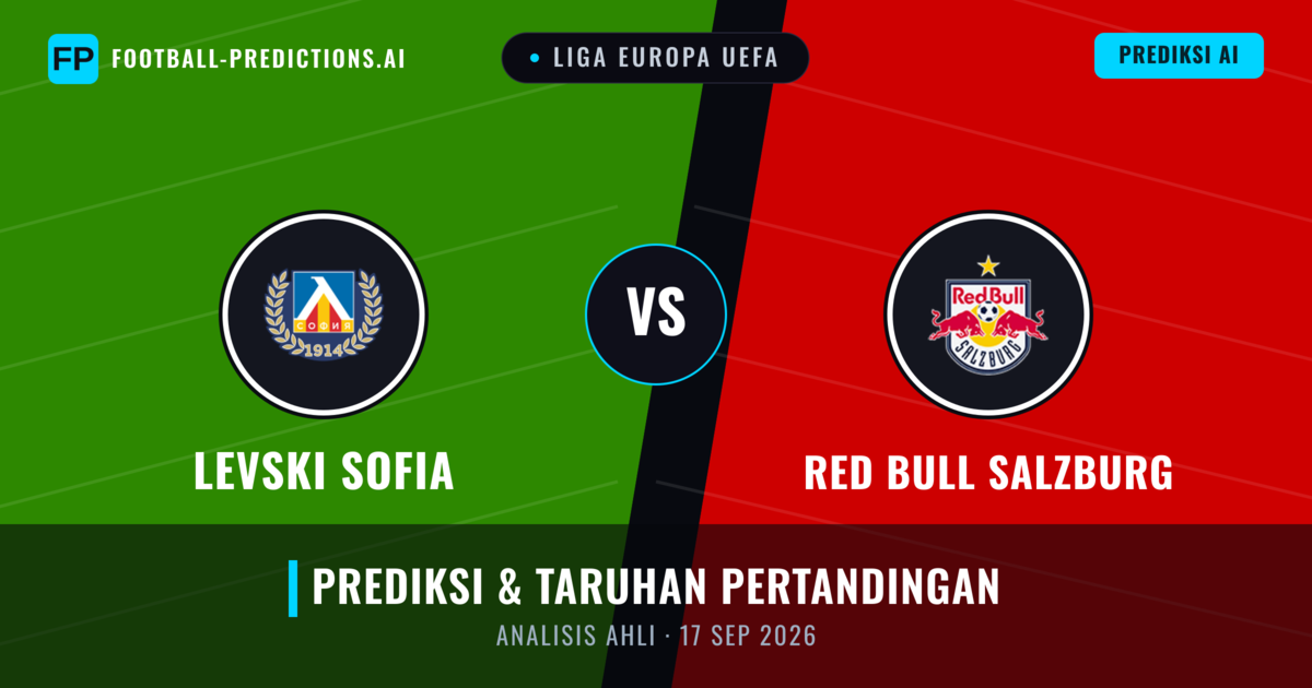 Levski Sofia vs Red Bull Salzburg — prediksi dan pratinjau pertandingan
