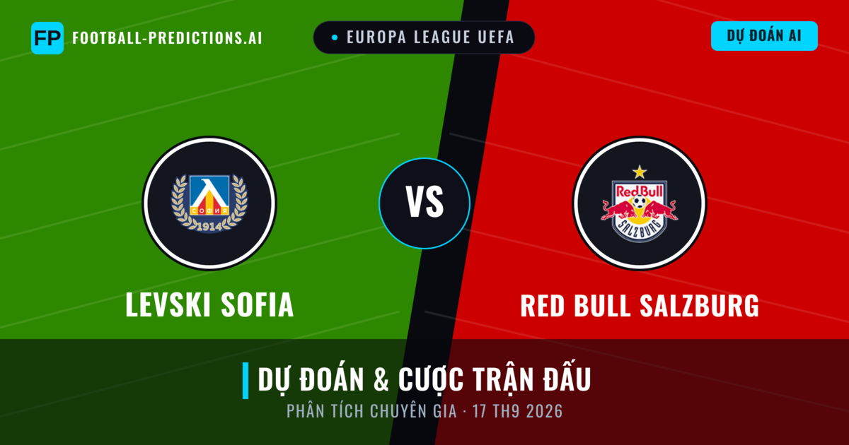 Levski Sofia vs Red Bull Salzburg — dự đoán và xem trước trận đấu
