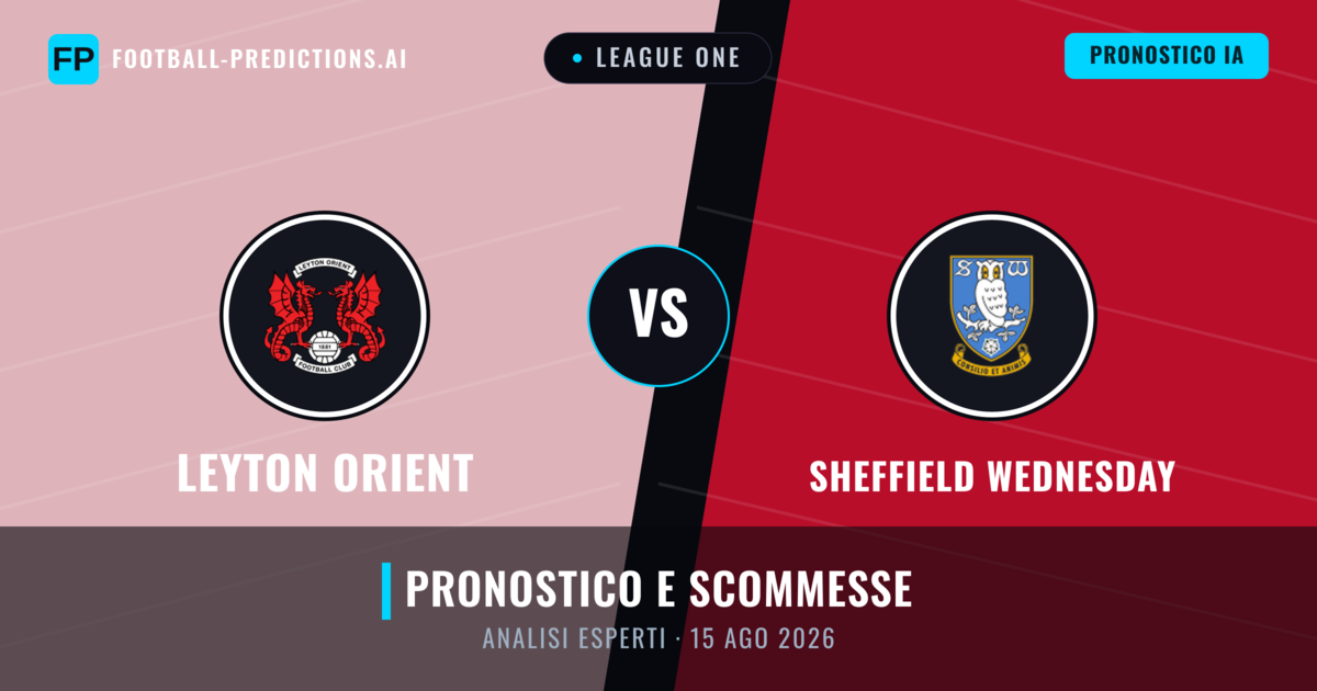 Leyton Orient vs Sheffield Wednesday — pronostico e anteprima del match