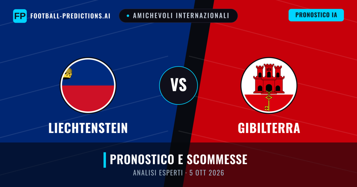 Liechtenstein vs Gibilterra — pronostico e anteprima del match