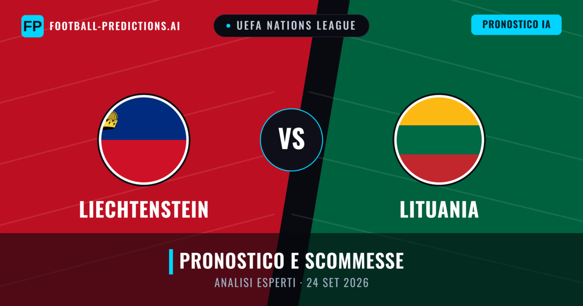 Liechtenstein vs Lituania — pronostico e anteprima del match