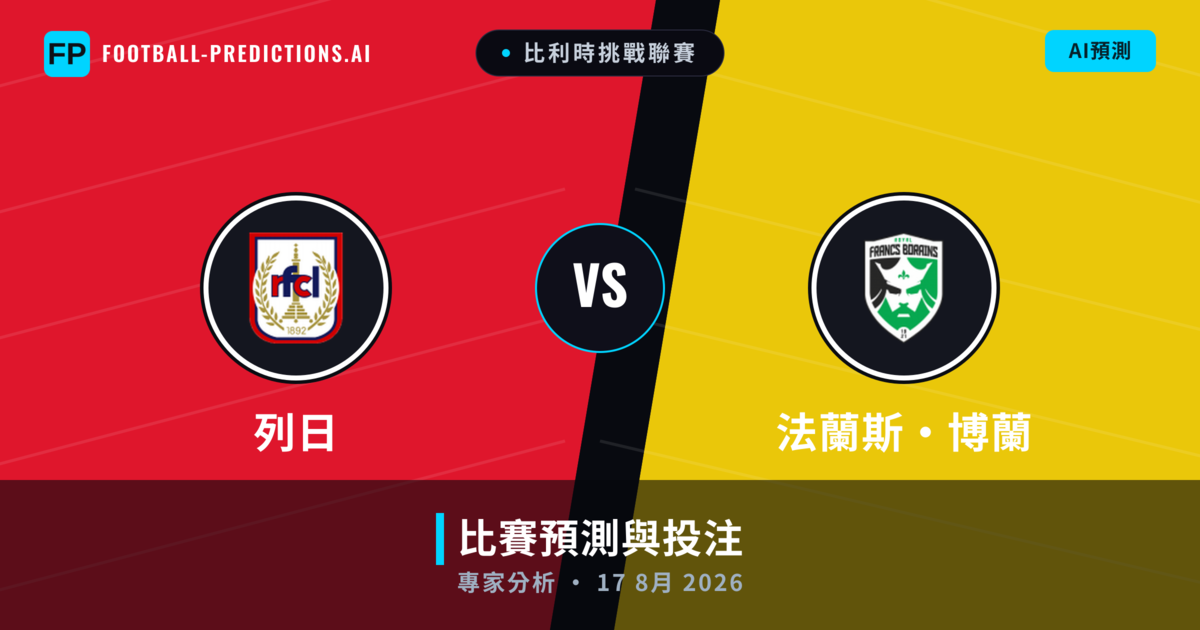 列日 vs 法蘭斯·博蘭 — 比赛预测和前瞻