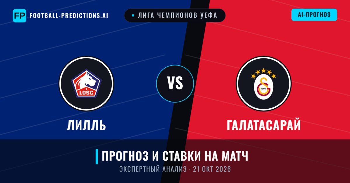 Лилль – Галатасарай — прогноз и превью матча
