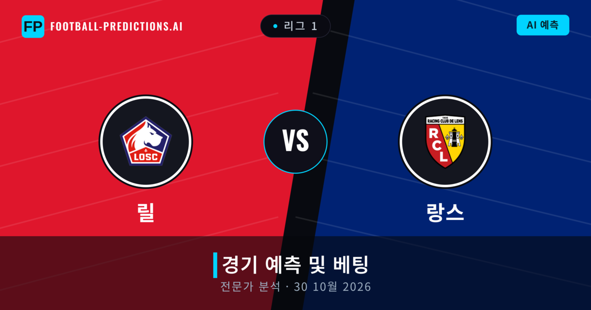 릴 대 랑스 — 경기 예측 및 프리뷰