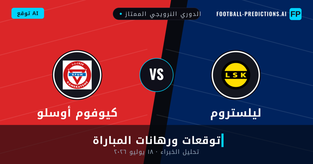 ليلستروم ضد كيوفوم أوسلو — توقعات ومعاينة المباراة