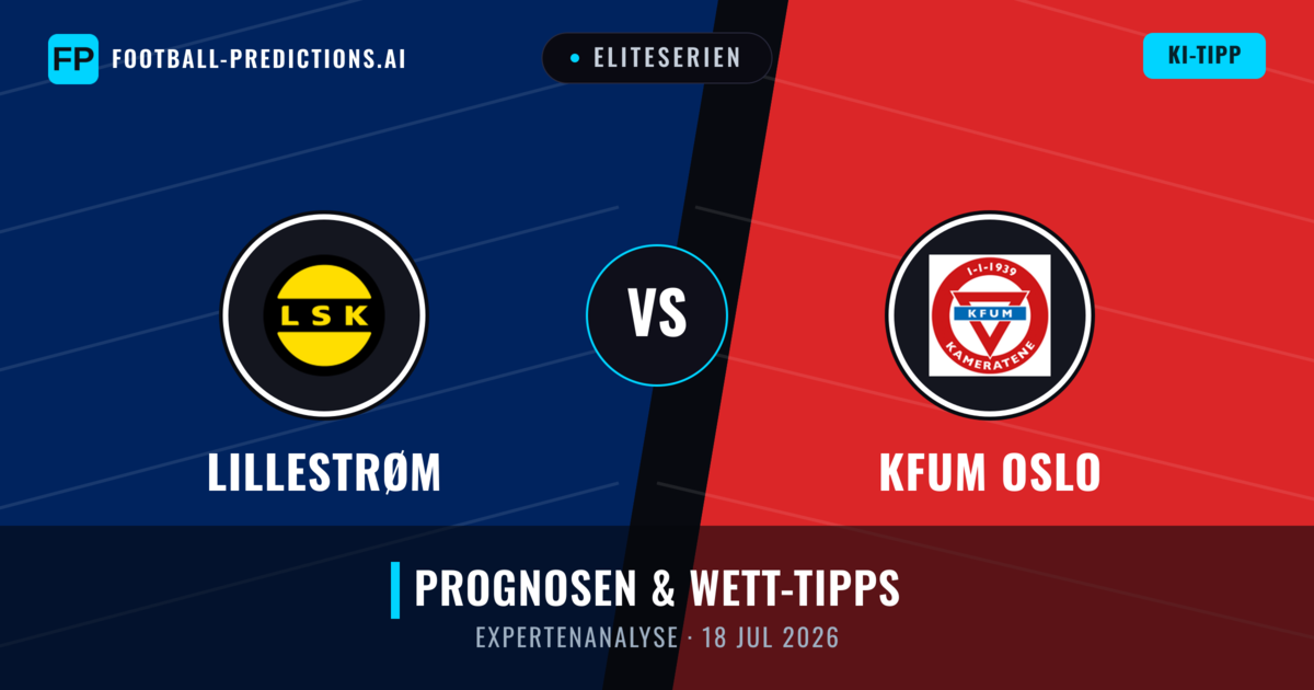 Lillestrøm vs KFUM Oslo — Prognose und Spielvorschau