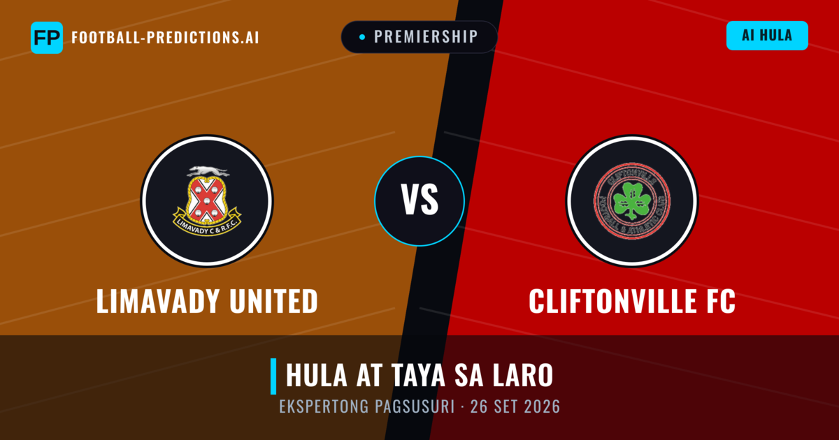 Limavady United vs Cliftonville FC — hula at preview ng laban