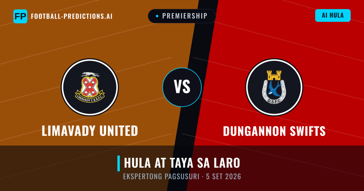 Limavady United vs Dungannon Swifts — hula at preview ng laban