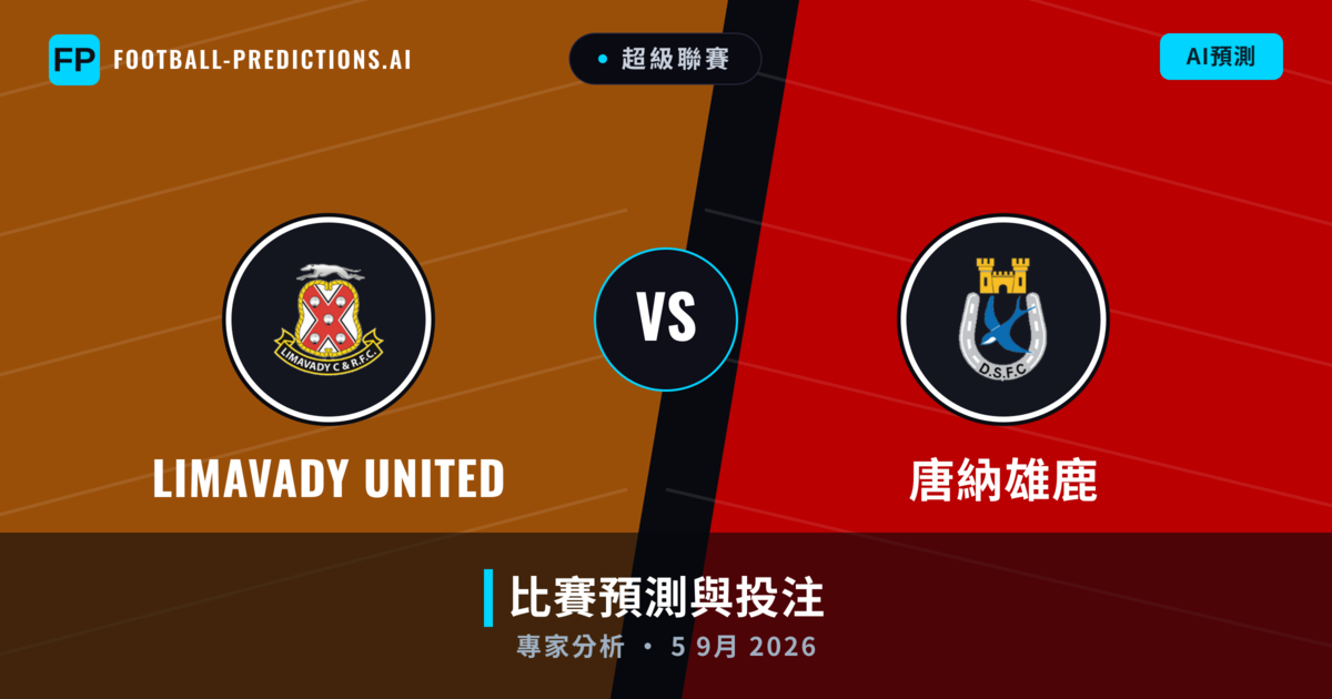 Limavady United vs 唐納雄鹿 — 比赛预测和前瞻