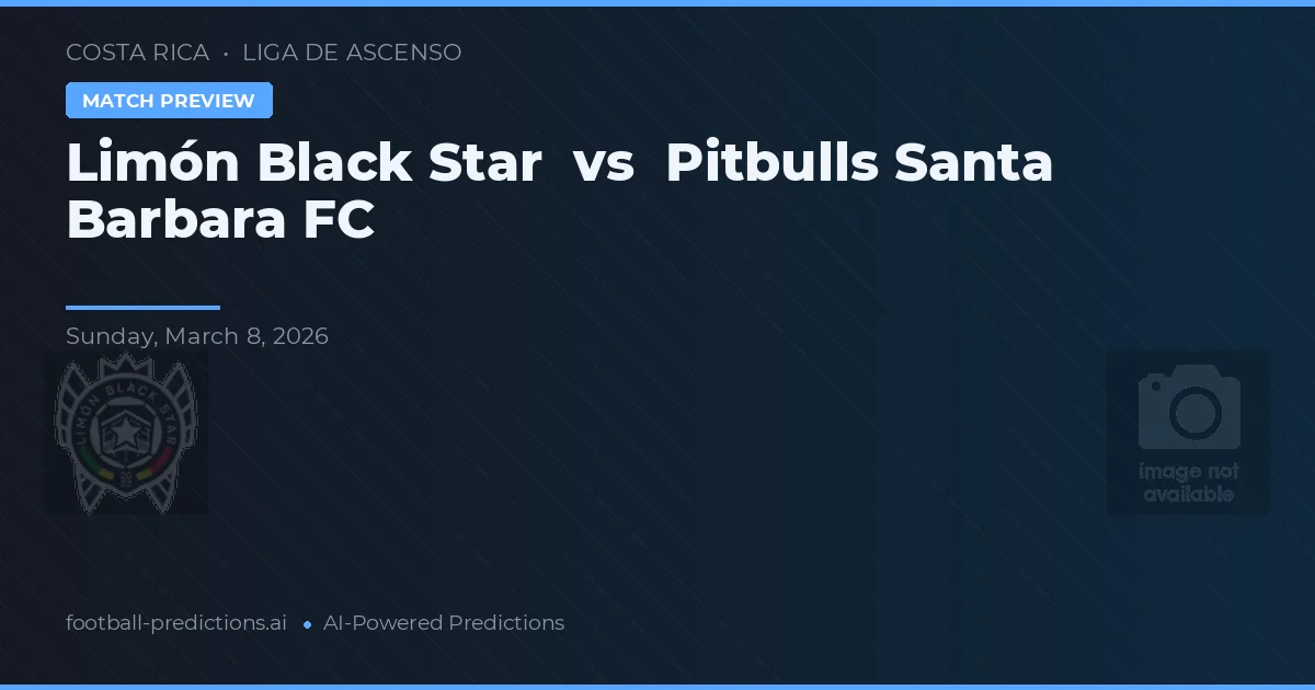 Lá Môn Đen vs Pitbulls Santa Barbara FC — dự đoán và xem trước trận đấu
