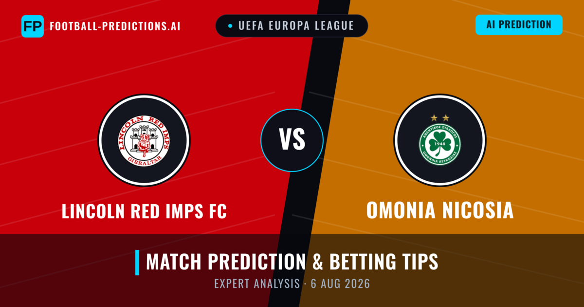 Lincoln Red Imps FC vs Omonia Nicosia — match prediction & preview