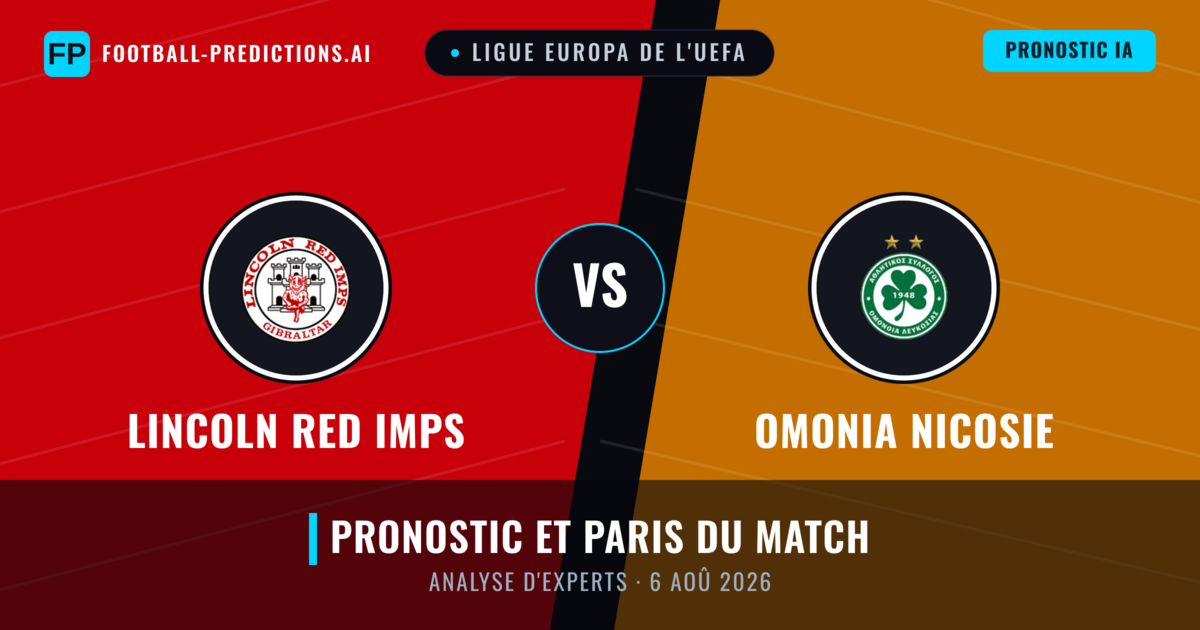 Lincoln Red Imps vs Omonia Nicosie — pronostic et avant-match