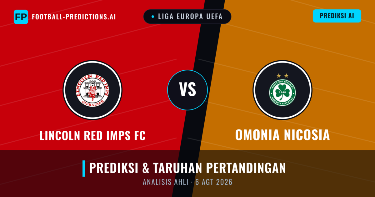 Lincoln Red Imps vs Omonia Nicosia — prediksi dan pratinjau pertandingan