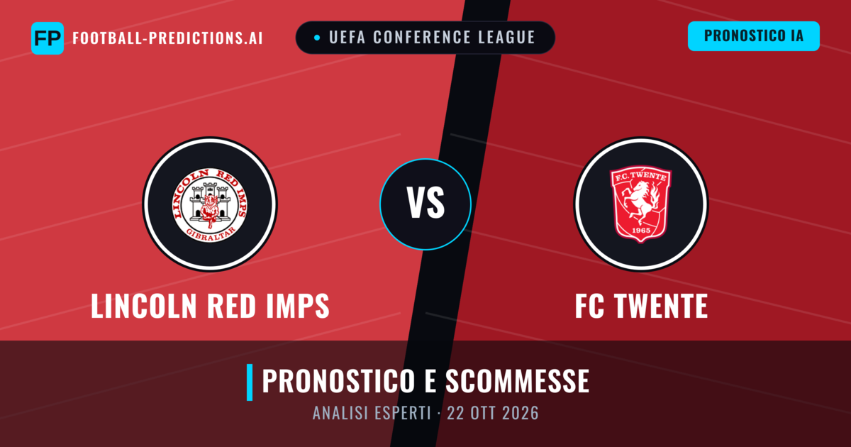 Lincoln Red Imps vs FC Twente — pronostico e anteprima del match