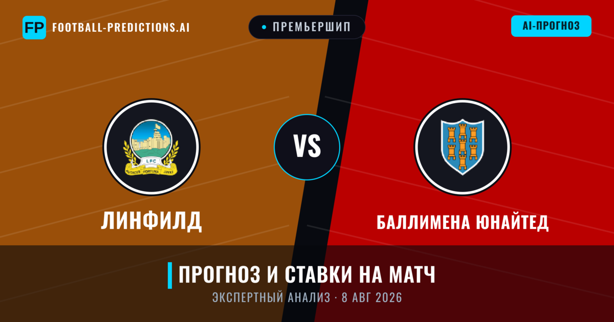 Линфилд – Баллимена Юнайтед — прогноз и превью матча