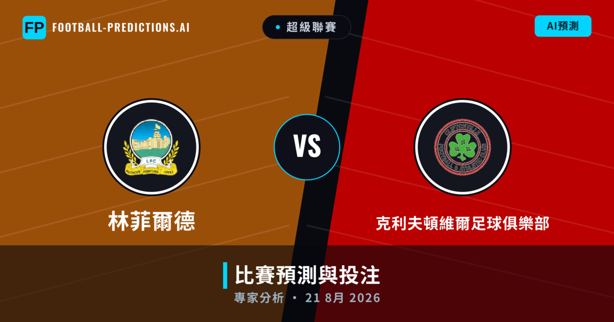 林菲爾德 vs 克利夫頓維爾足球俱樂部 — 比赛预测和前瞻