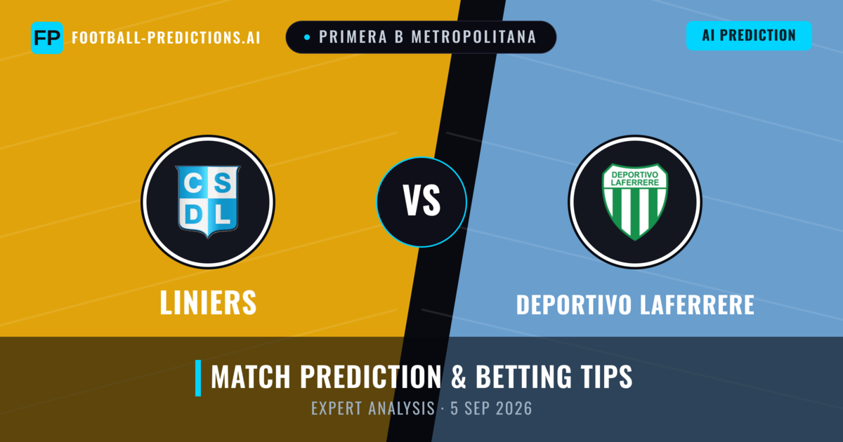 Liniers vs Deportivo Laferrere — match prediction & preview
