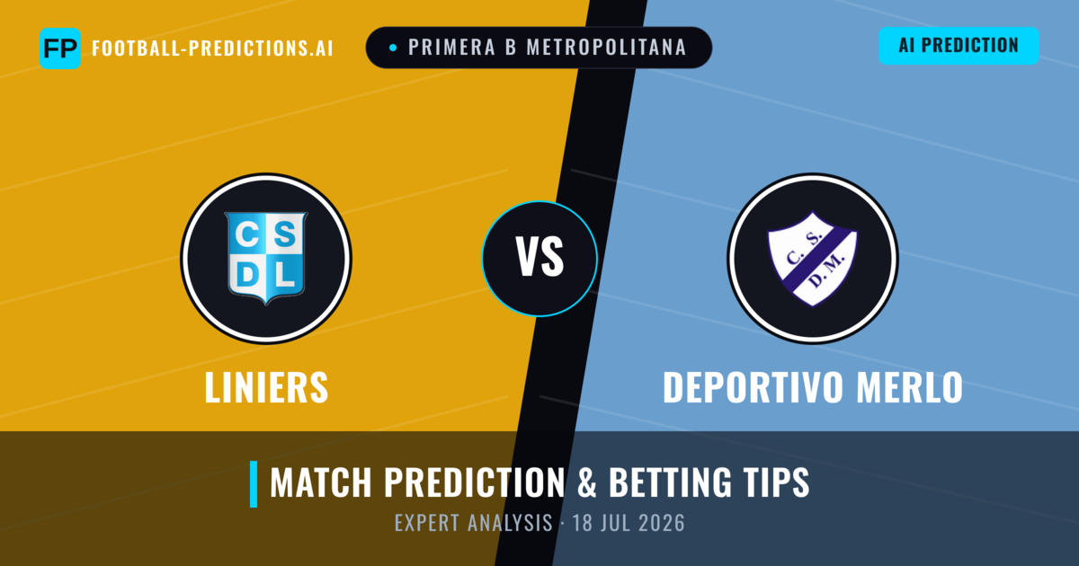 Liniers vs Deportivo Merlo — match prediction & preview