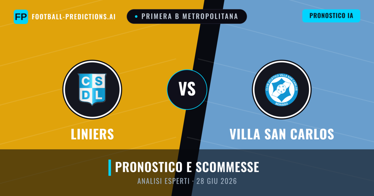 Liniers vs Villa San Carlos — pronostico e anteprima del match