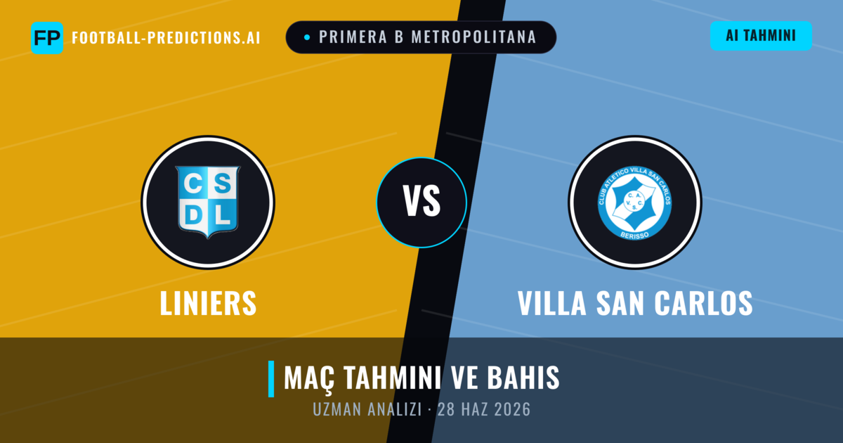Liniers - Villa San Carlos — maç tahmini ve önizleme