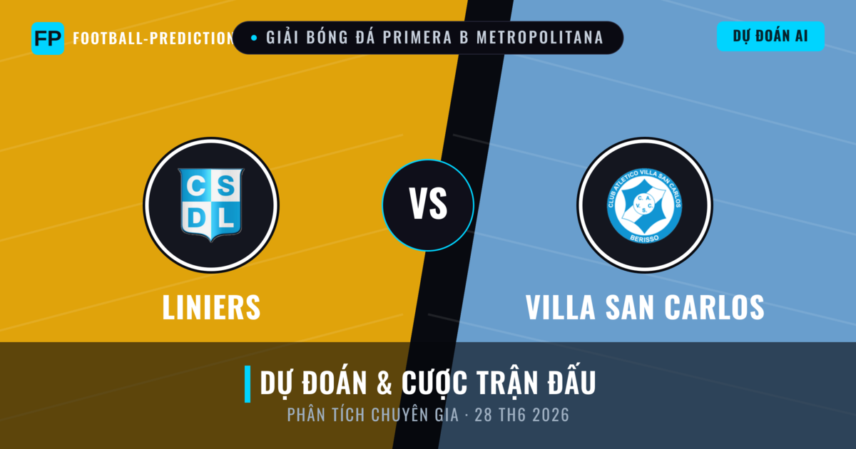Liniers vs Villa San Carlos — dự đoán và xem trước trận đấu