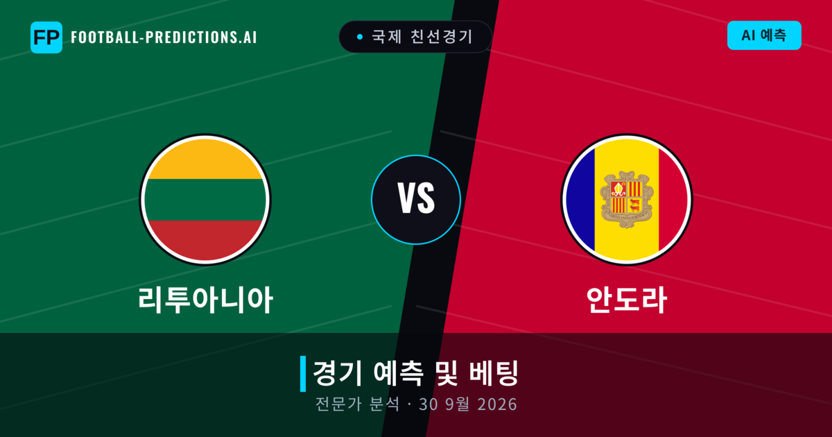 리투아니아 대 안도라 — 경기 예측 및 프리뷰