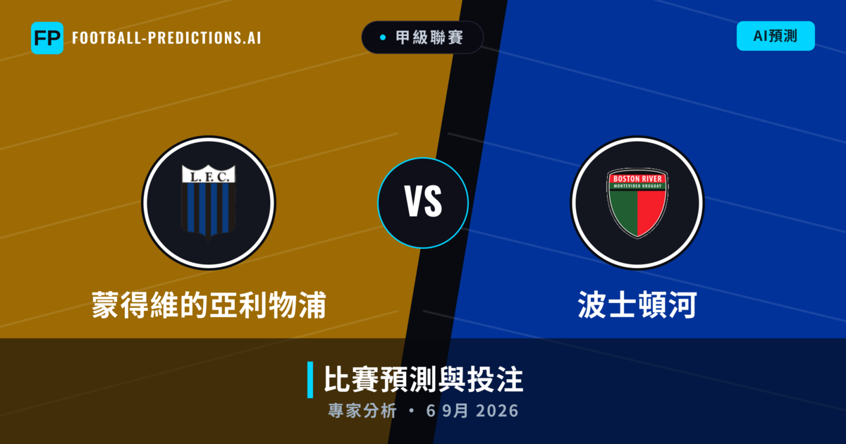 蒙得維的亞利物浦 vs 波士頓河 — 比赛预测和前瞻