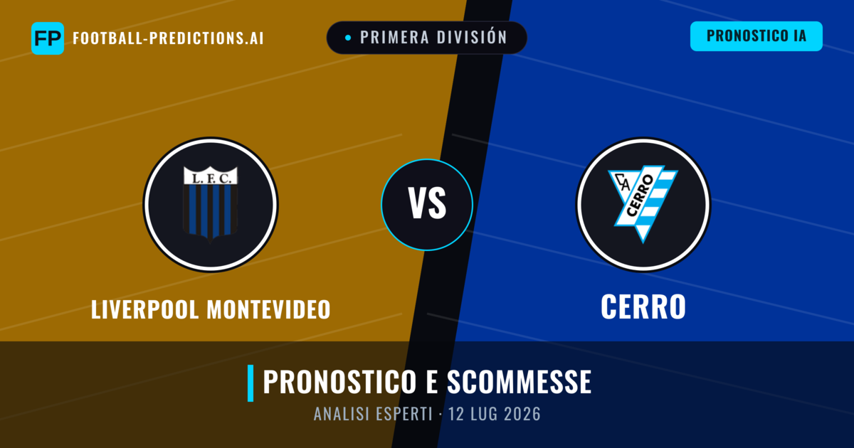 Liverpool Montevideo vs Cerro — pronostico e anteprima del match