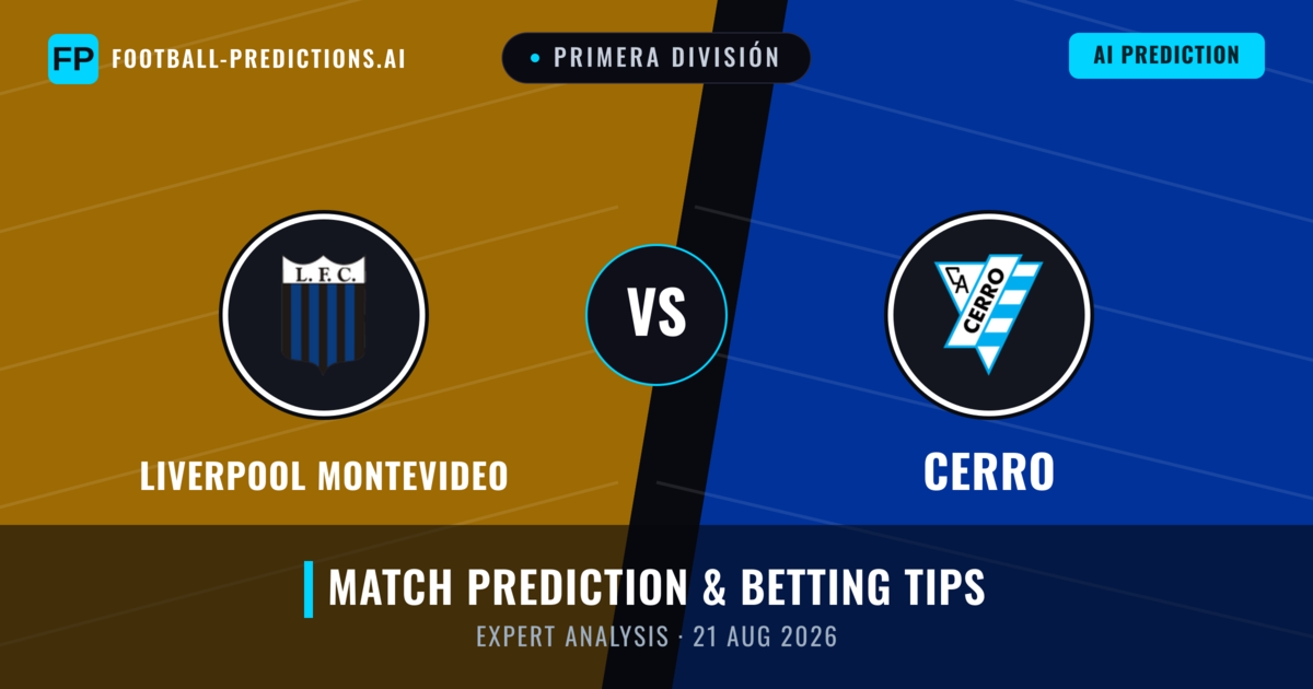 Liverpool Montevideo vs Cerro — match prediction & preview