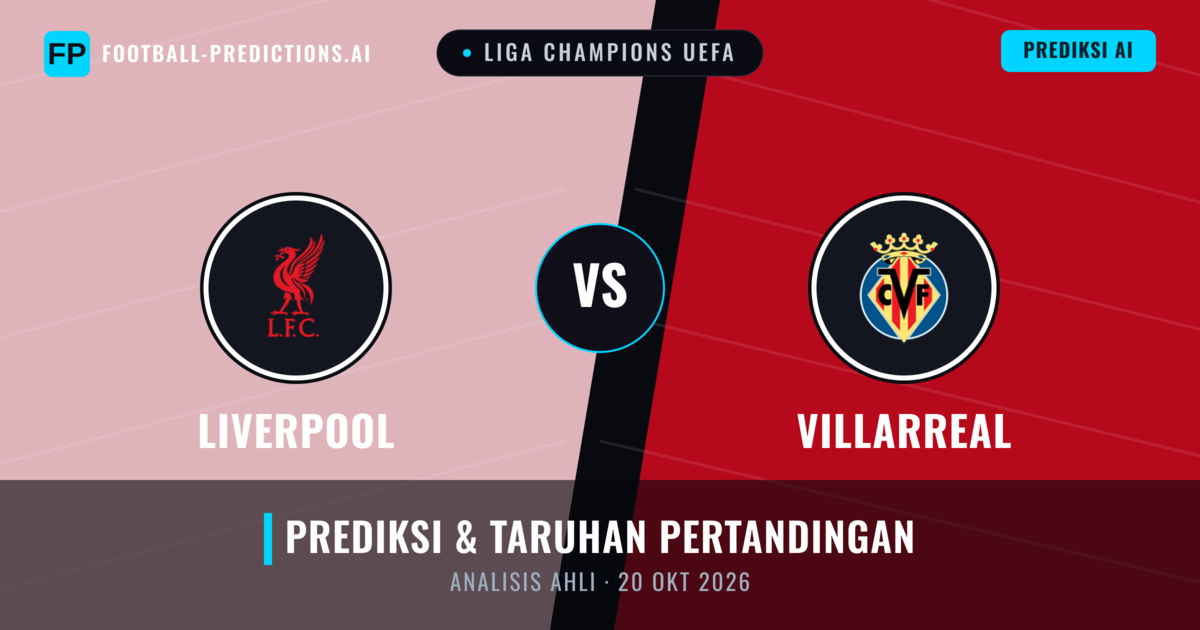 Liverpool vs Villarreal — prediksi dan pratinjau pertandingan