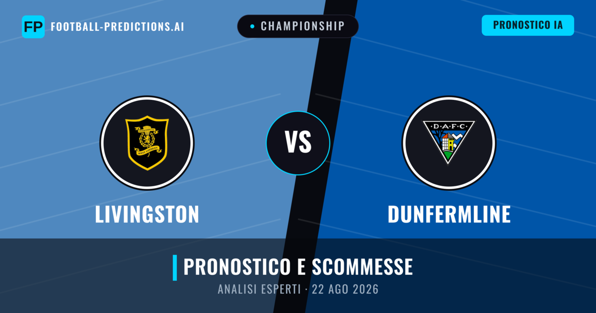 Livingston vs Dunfermline — pronostico e anteprima del match