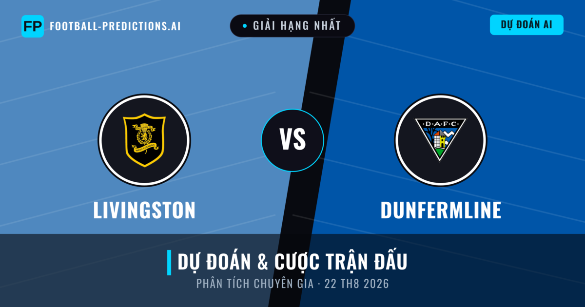 Livingston vs Dunfermline — dự đoán và xem trước trận đấu