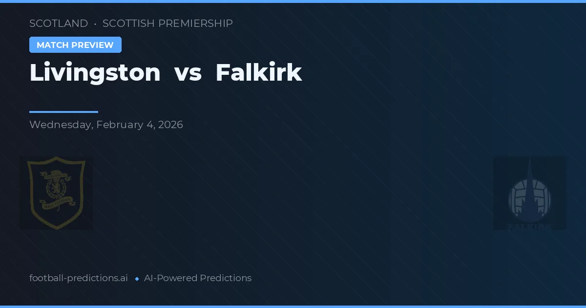 Livingston vs Falkirk — hula at preview ng laban