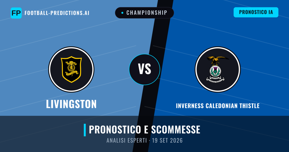Livingston vs Inverness Caledonian Thistle — pronostico e anteprima del match