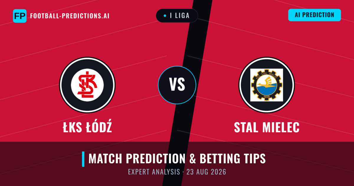ŁKS Łódź vs Stal Mielec — match prediction & preview