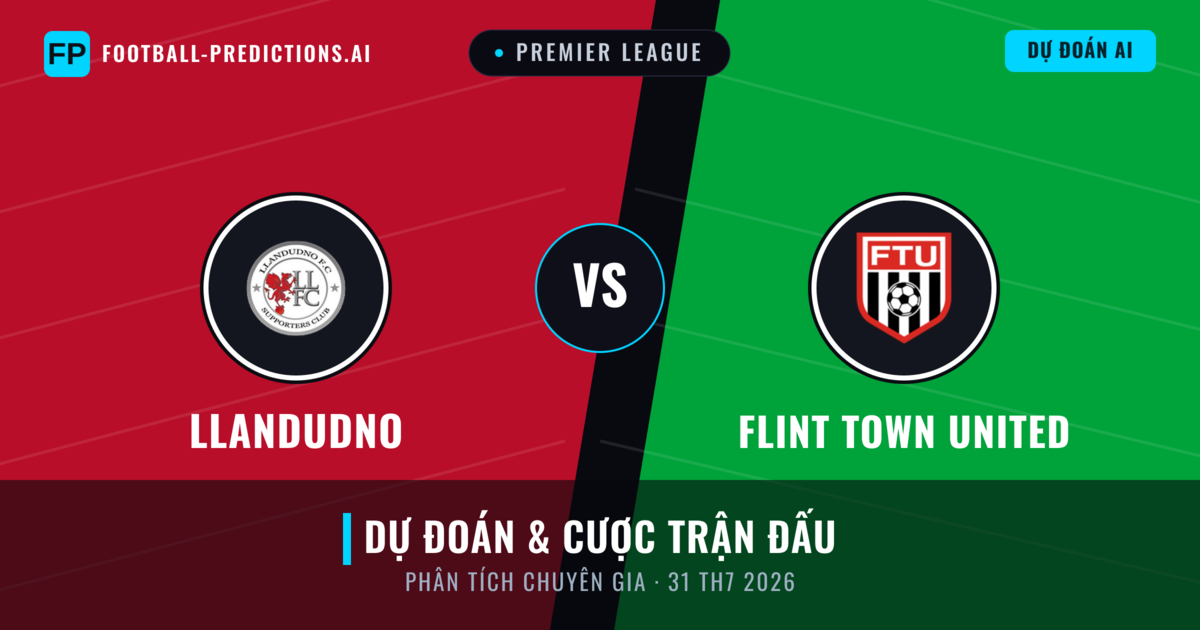 Llandudno vs Flint Town United — dự đoán và xem trước trận đấu