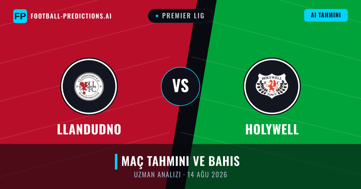 Llandudno - Holywell — maç tahmini ve önizleme