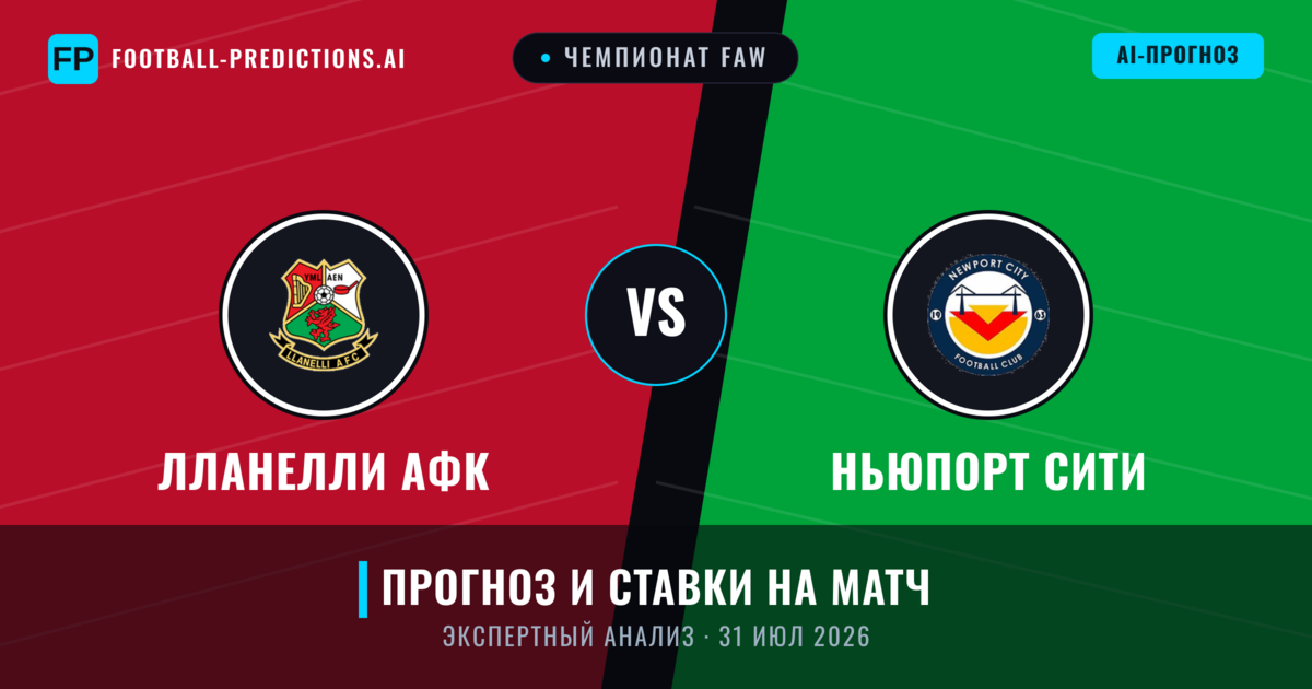 лланелли АФК – Ньюпорт Сити — прогноз и превью матча