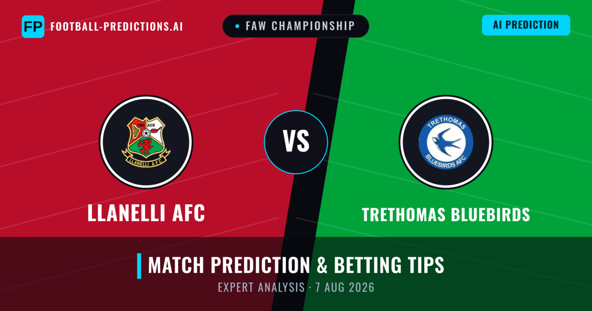 llanelli AFC vs Trethomas Bluebirds — match prediction & preview