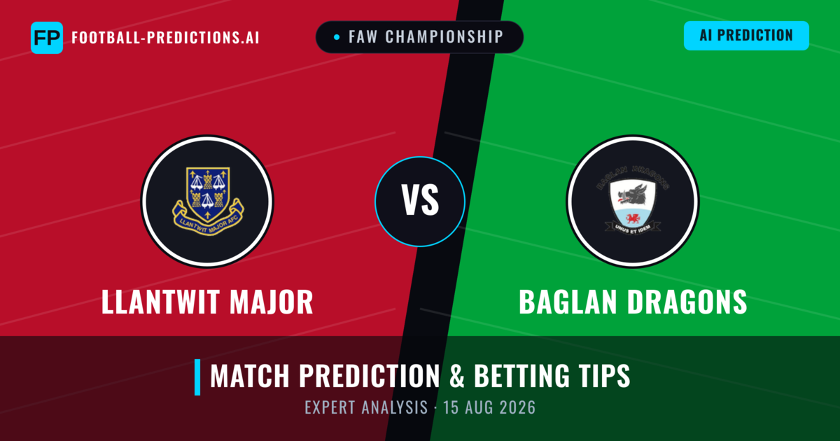 Llantwit Major vs Baglan Dragons — match prediction & preview