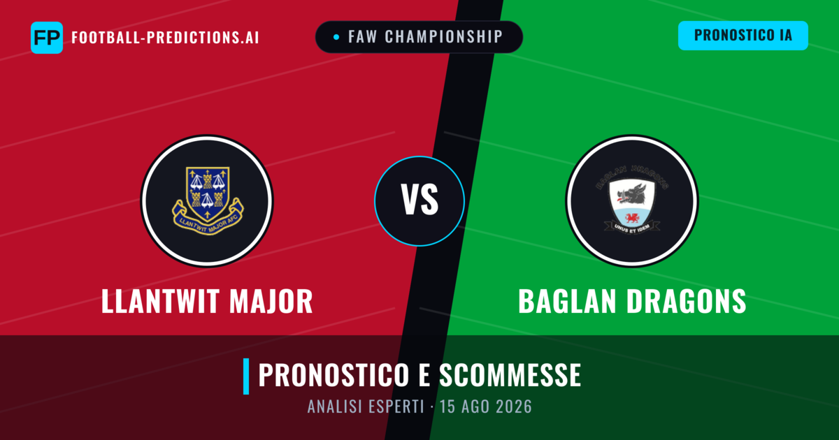 Llantwit Major vs Baglan Dragons — pronostico e anteprima del match