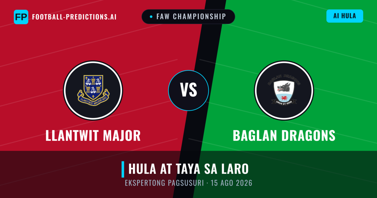 Llantwit Major vs Baglan Dragons — hula at preview ng laban