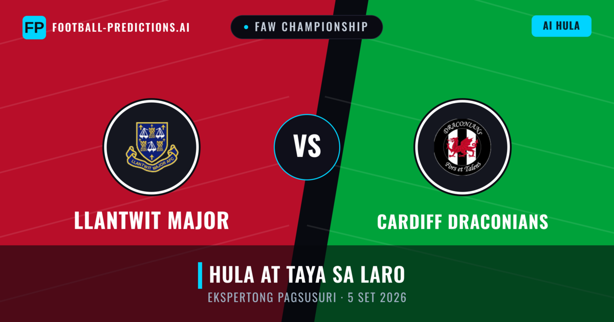 Llantwit Major vs Cardiff Draconians — hula at preview ng laban