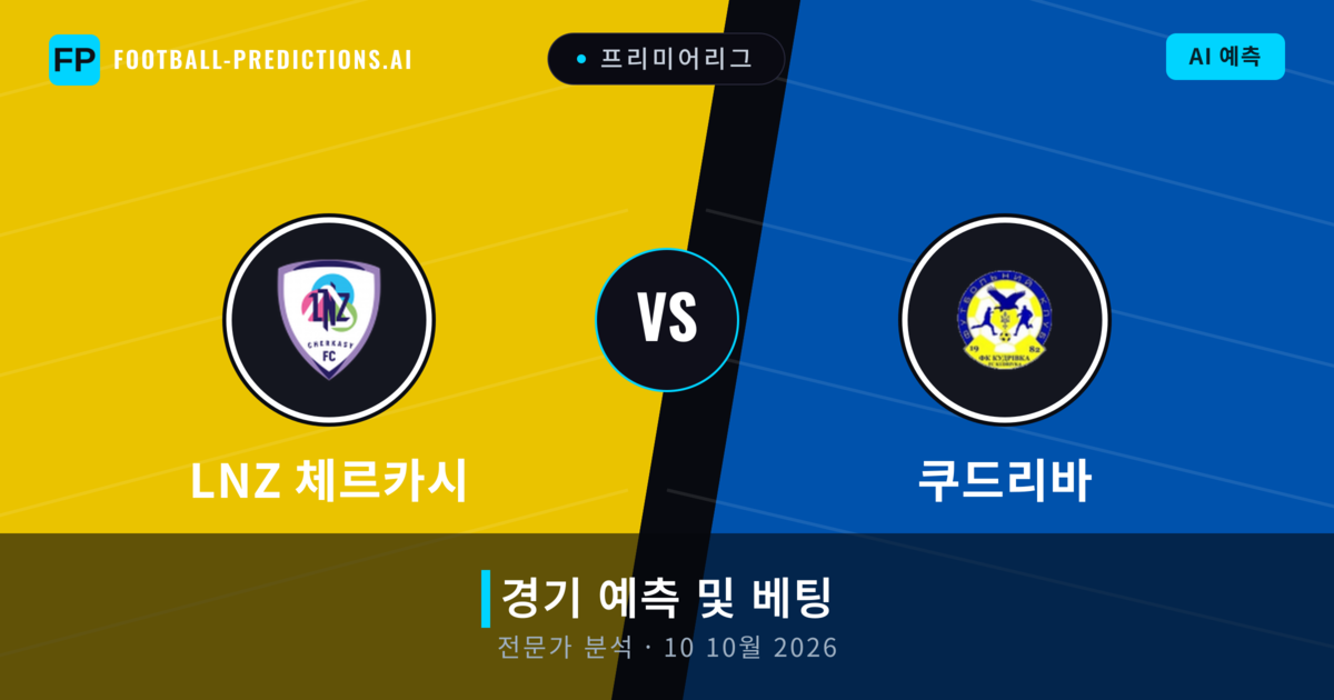LNZ 체르카시 대 쿠드리바 — 경기 예측 및 프리뷰