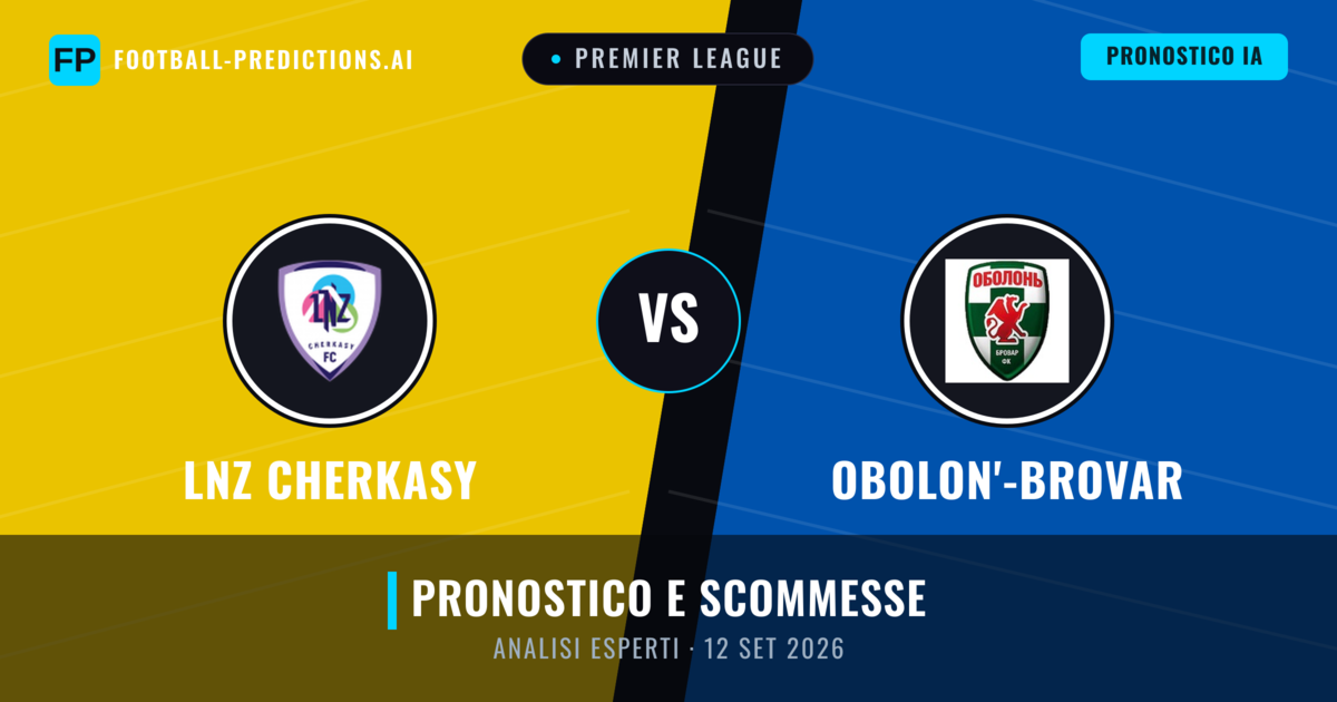 LNZ Cherkasy vs Obolon'-Brovar — pronostico e anteprima del match
