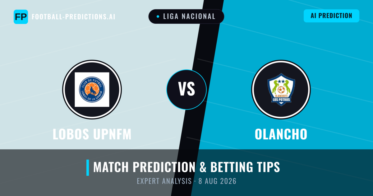 Lobos Upnfm vs Olancho — match prediction & preview